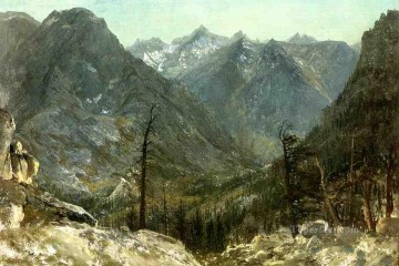 風景 Painting - シエラネバダ山脈のアルバート・ビアシュタット山